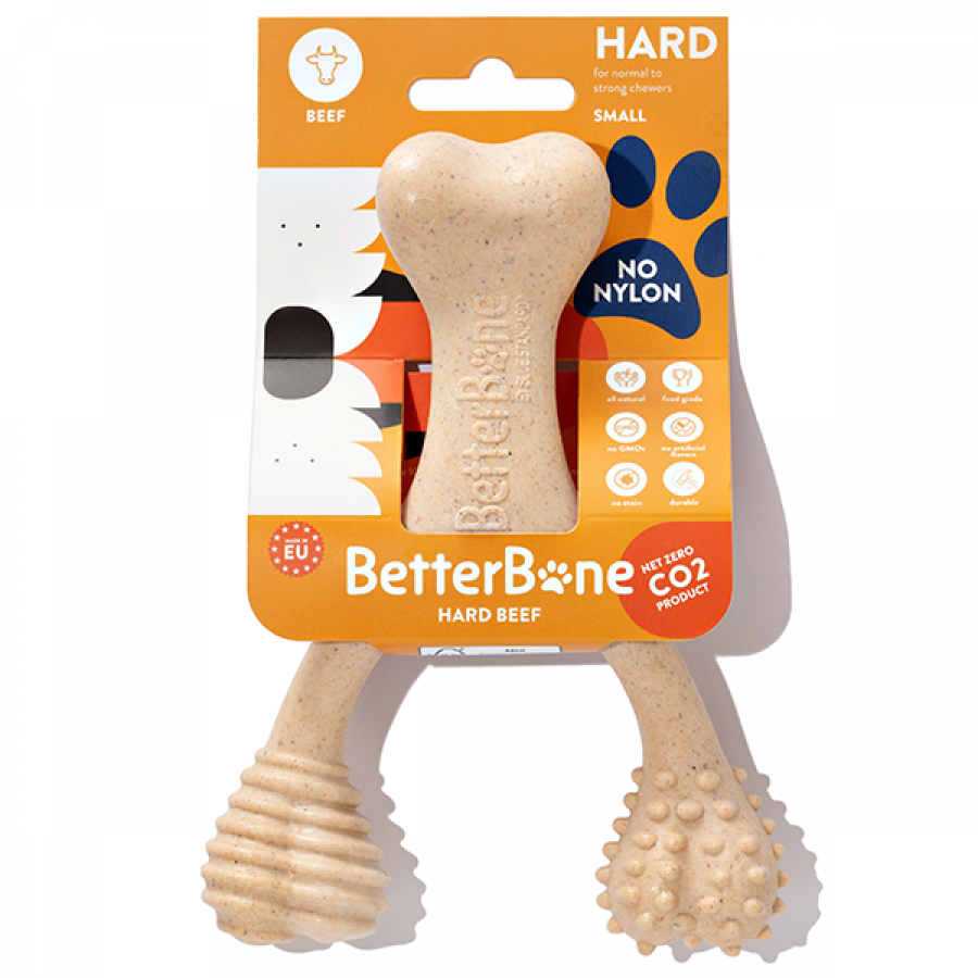 BetterBone - Dog Chew HARD - Classic BEEF - SMALL - under 15lbs