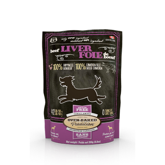 Oven-Baked Tradition - GF FD Treat BEEF LIVER Dog Treat - 250GM (8.8oz)