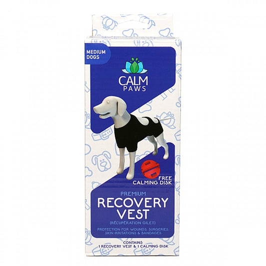 LocalID_66874 Calm Paws - Calming Recovery Vest with Calming Disc - MEDIUM