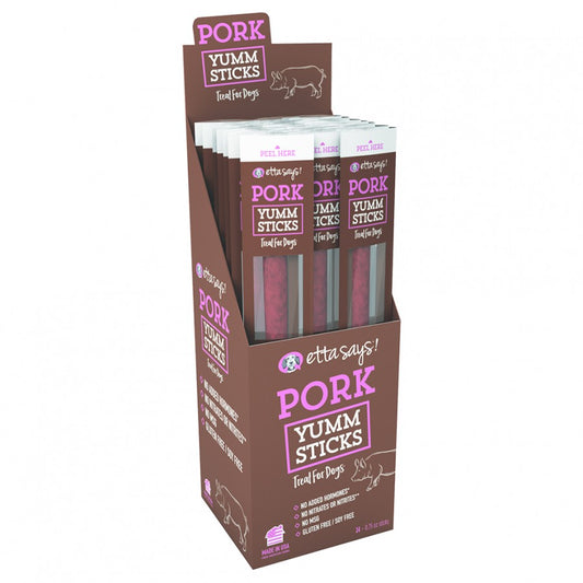 *S.O. - Up to 2 Week Wait* Treat Planet - Yumm Sticks PORK Dog Treats - 21GM (.75oz)