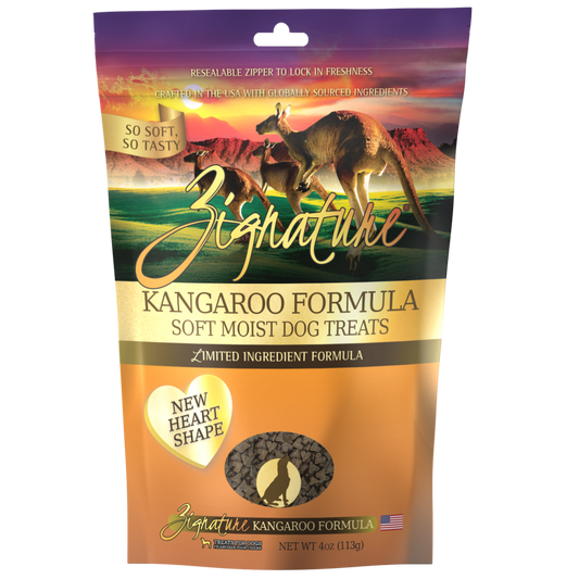 Zignature - KANGAROO Soft Dog Treats - 113GM (4oz)