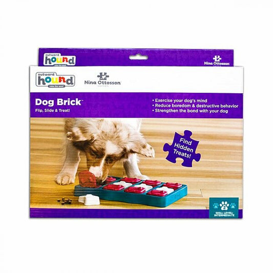 LocalID_69953 Nina Ottosson - Brick Puzzle Dog Toy - 33x23.5CM (13x9.3in)