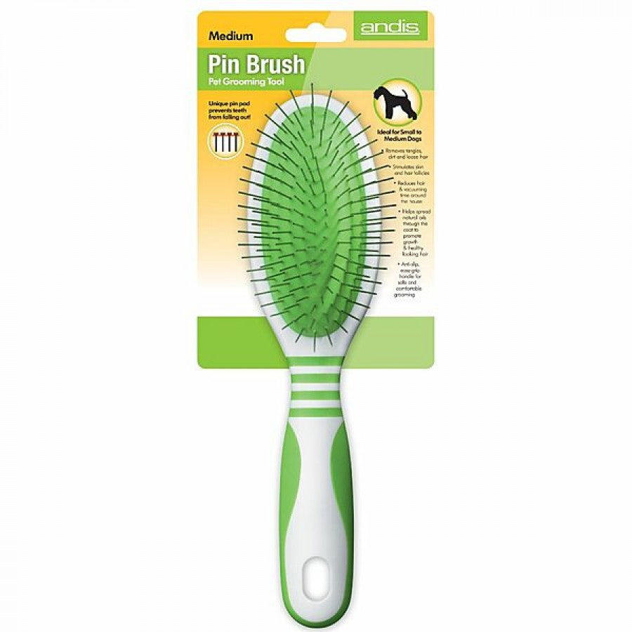 *S.O. - Up to 2 Week Wait* Andis - Firm Pin Brush - MEDIUM