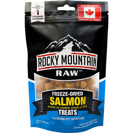 *S.O. - Up to 2 Week Wait* Rocky Mountain Raw - Freeze-Dried SALMON Dog Treats - 50GM