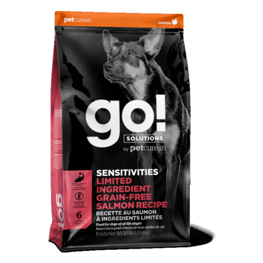 Petcurean - GO! Sensitivities GF LID SALMON Dry Dog Food - 9.98KG (22lb)