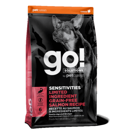 Petcurean - GO! Sensitivities GF LID SALMON Dry Dog Food - 9.98KG (22lb)