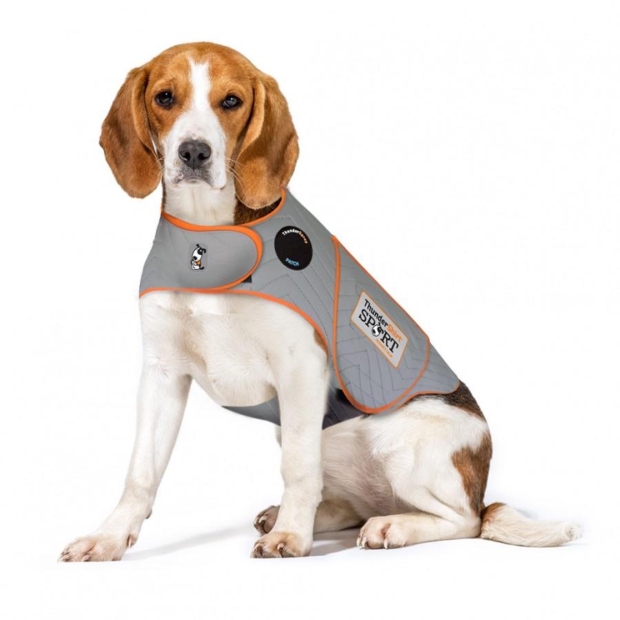 LocalID_56132 Thunderworks - Thundershirt - Sport Platinum Anxiety Solution for Dogs - Medium