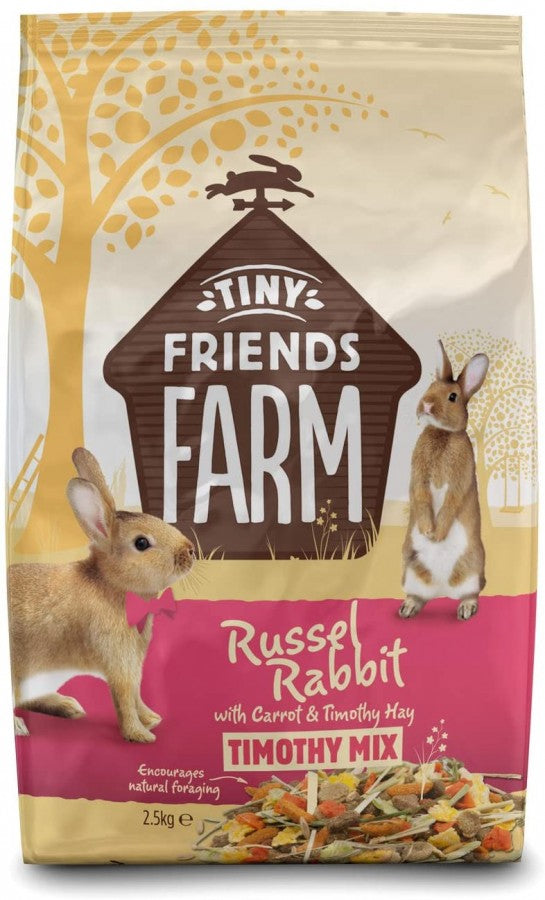 *S.O. - Up to 2 Week Wait* Tiny Friends Farm - Russel Rabbit Tasty Mix - 2.5KG (5.5lb)