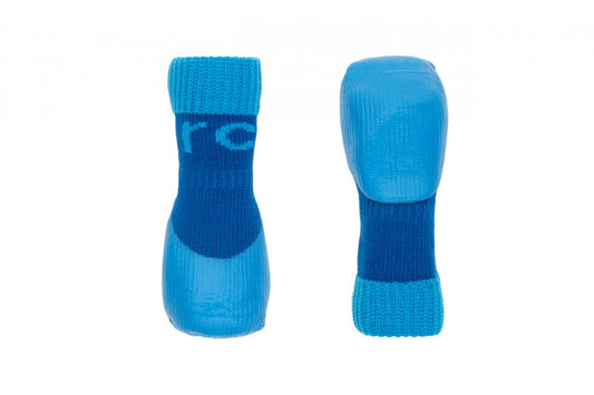 LocalID_63245 RC Pets - Sport PAWks Dog Socks - ELECTRIC BLUE/CYAN - XLARGE - 8CM (3in)