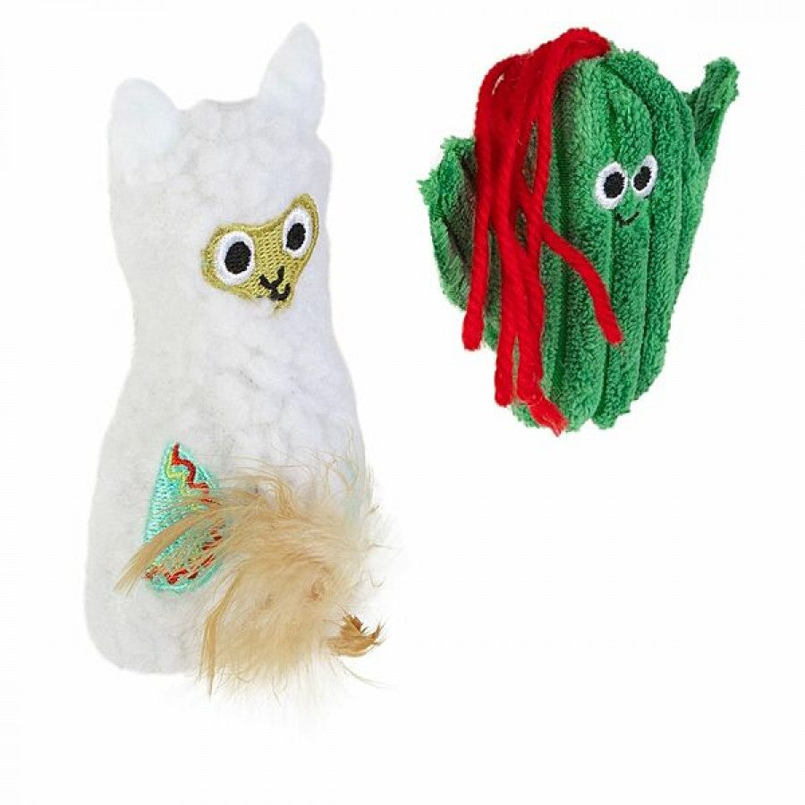 LocalID_65695 Mad Cat - Lucky Llama Cat Toy - 11.5CM (4.5in) Tall - 2PK