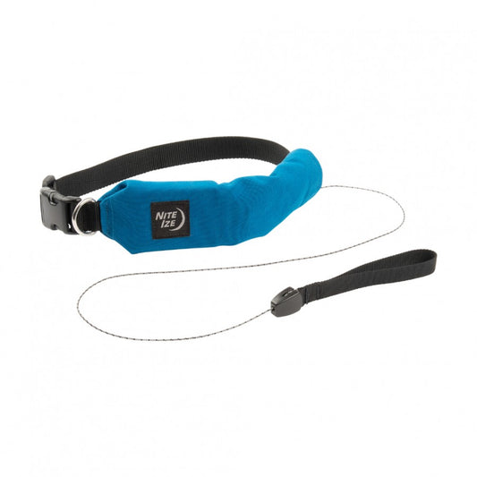 *DISC* Nite Ize - RadDog All-In-One Collar/Leash - BLUE - SMALL - 35.5-41CM (14-16in)