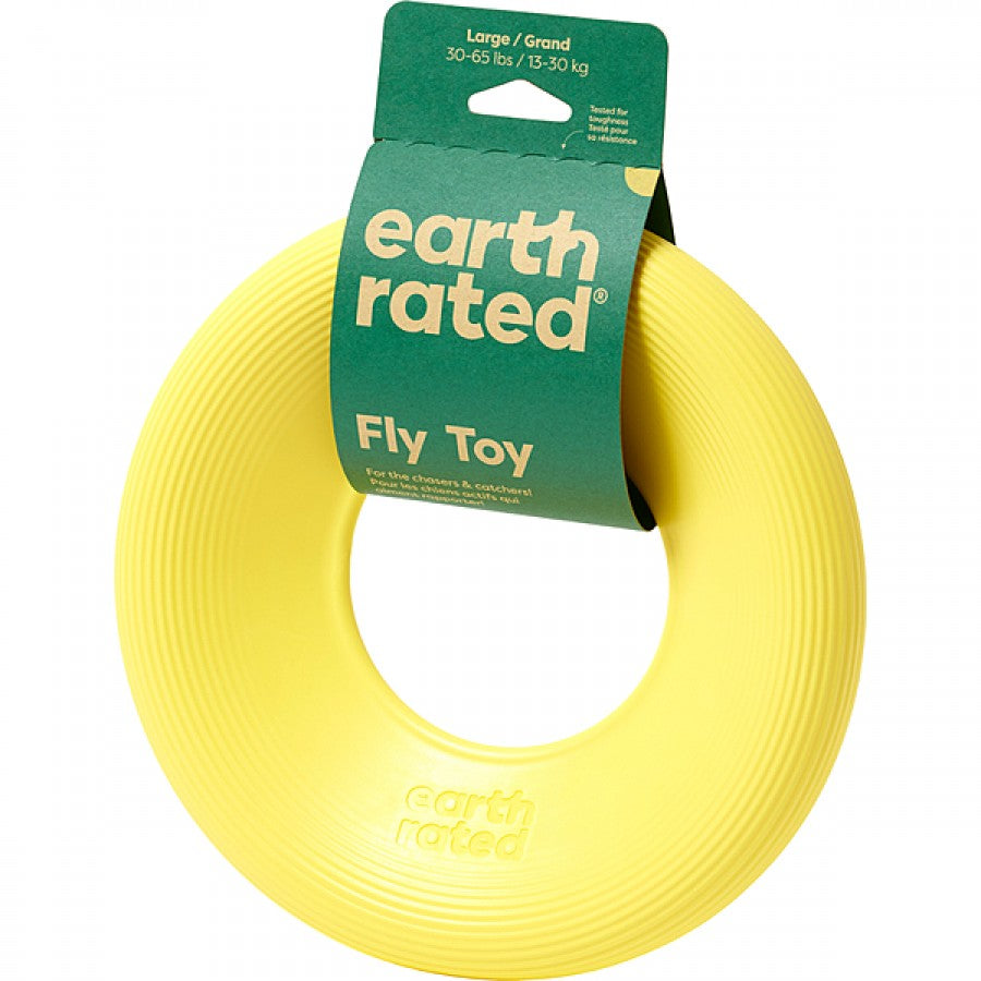 Earth Rated - Flyer Toy - YELLOW - LARGE - 21.5CM (8.5in)