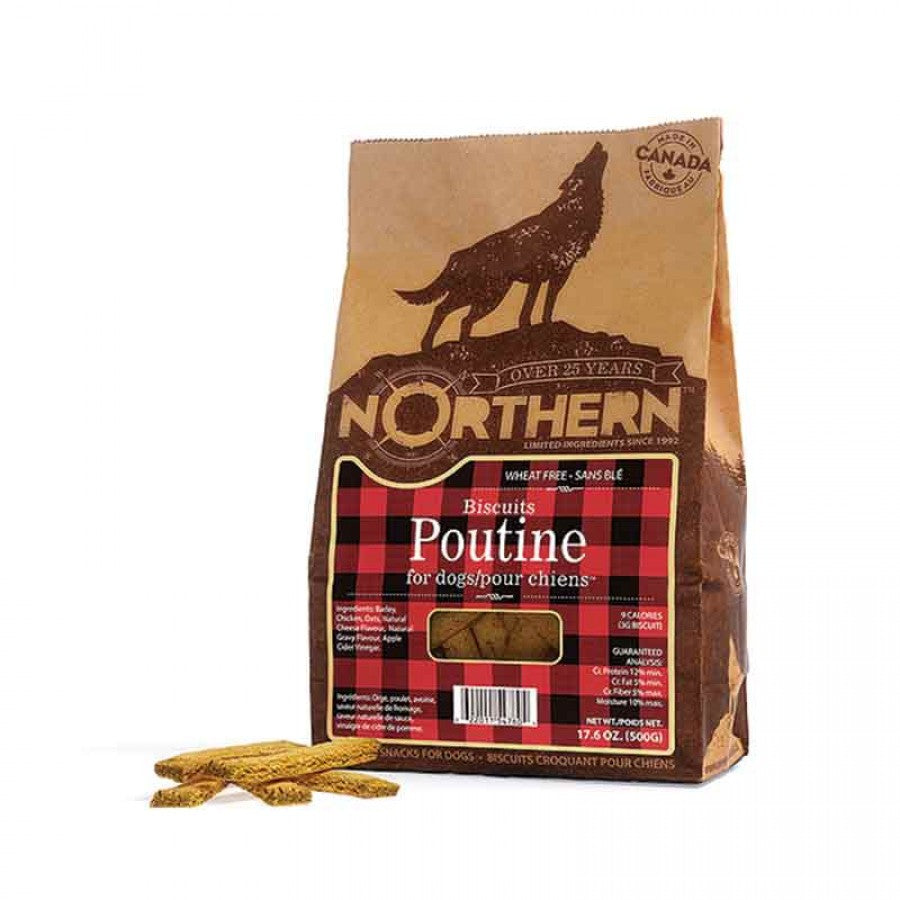 LocalID_69606 Northern Biscuit - Wheat-Free - POUTINE Biscuits Dog Treats - 450GM (16oz)