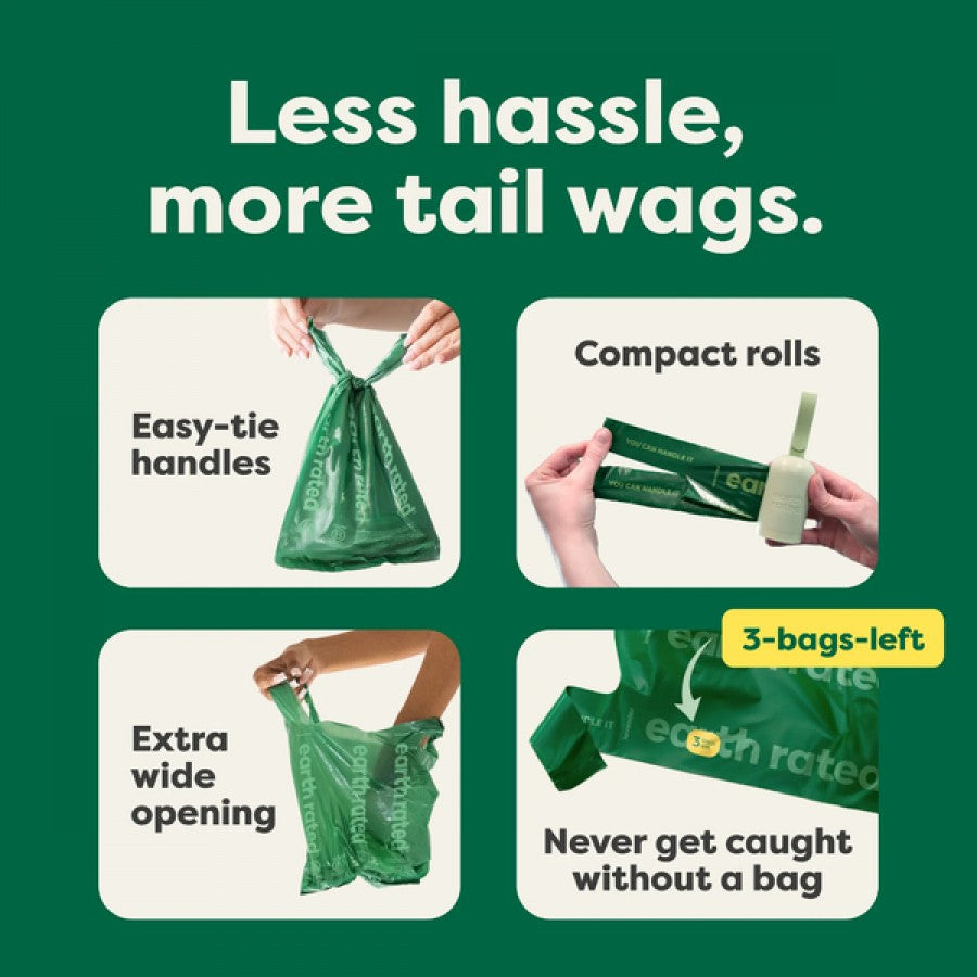LocalID_71873 Earth Rated - Handle Bags on Refill Rolls - LAVENDER - 120 Bags