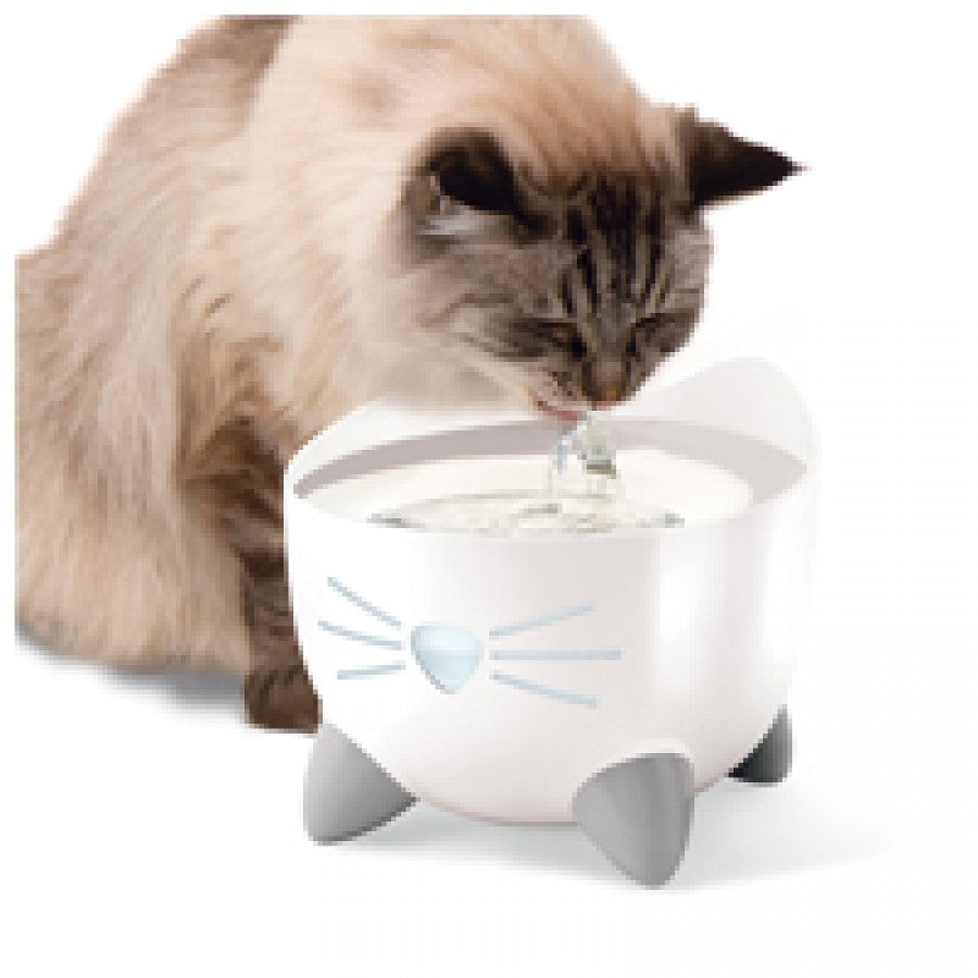 Catit - PIXI Cat Drinking Fountain - WHITE - 2.5L (85oz)