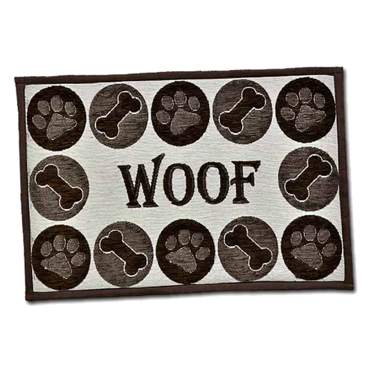 Bella Fashion - Dog Woof - Chenille Mat
