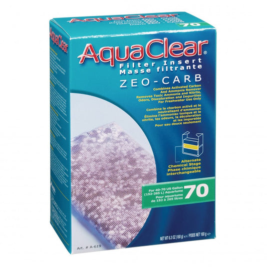 LocalID_64276 AquaClear - 70 Zeo-Carb Filter Insert - 180GM (6.3 oz)