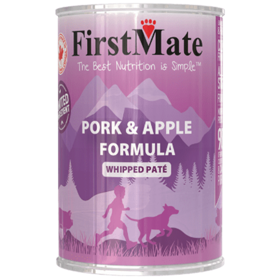 LocalID_67833 FirstMate - LID GF PORK and APPLE Wet Dog Food - 345GM (12.2oz)