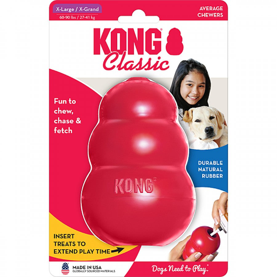LocalID_69776 KONG - Classic RED - Dog Treat Dispensing Toy - XLARGE - 13CM (5in)
