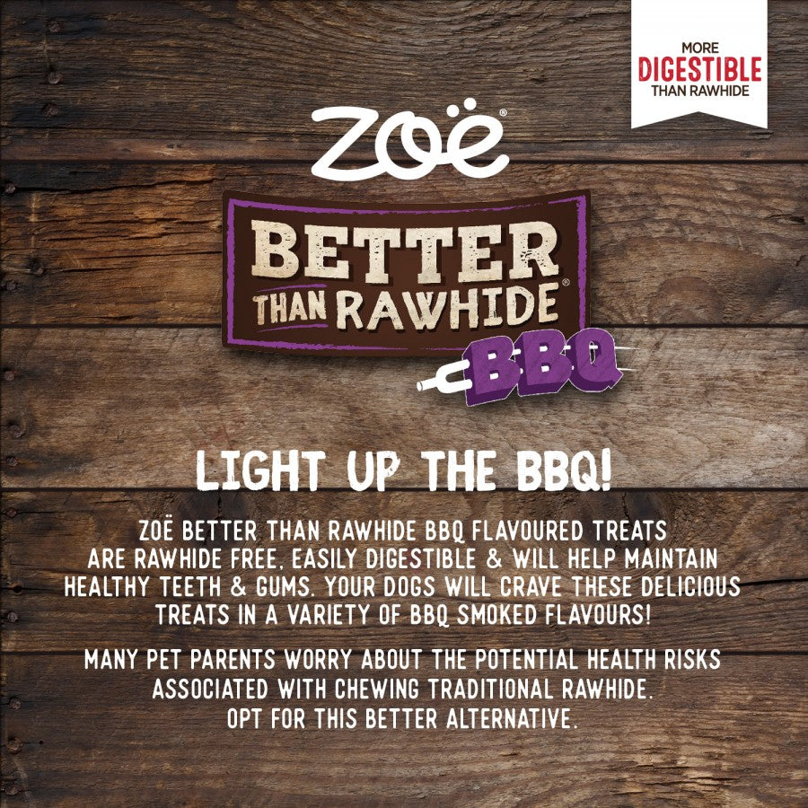 LocalID_69100 Zoë - Better Than Rawhide BBQ Chop Dog Treat - LAMB Flavour - 160GM (5.6oz) - 4PK