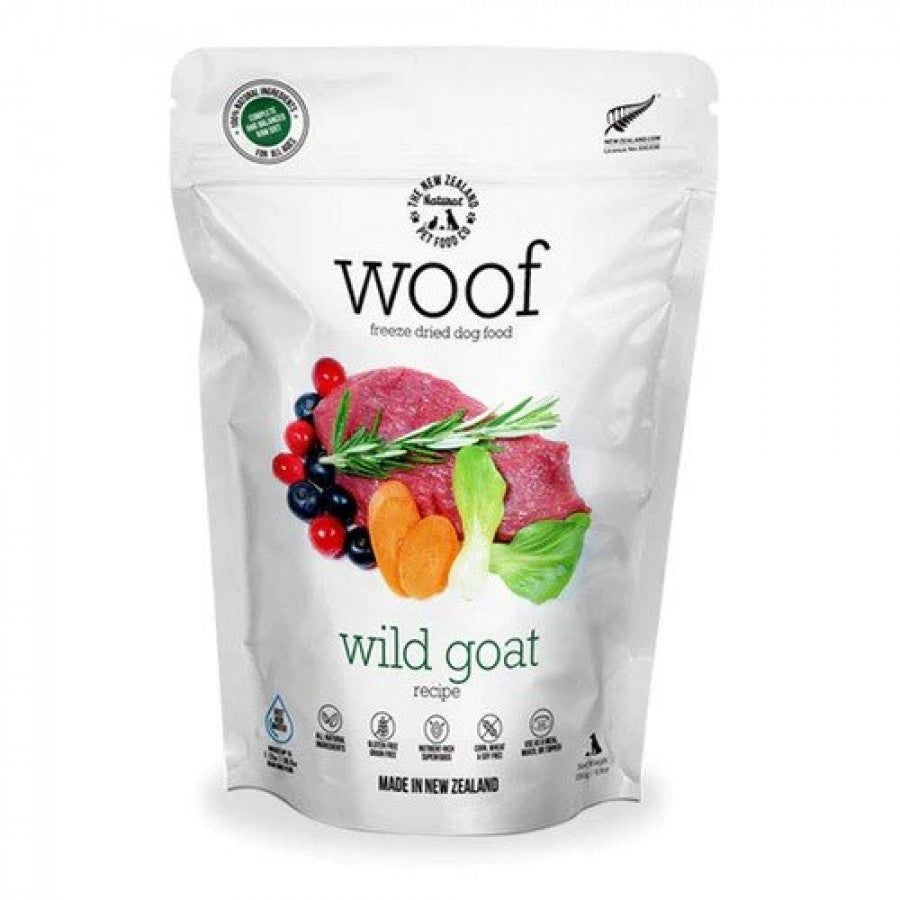 *S.O.* NZ Natural Pet Food Co - Freeze Dried - Food - Woof - Goat - 280GM (9.9oz)