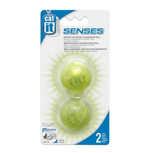 LocalID_67880 Catit - Design Senses Motion Activated Illuminated Ball for Speed Circuit - 2PK