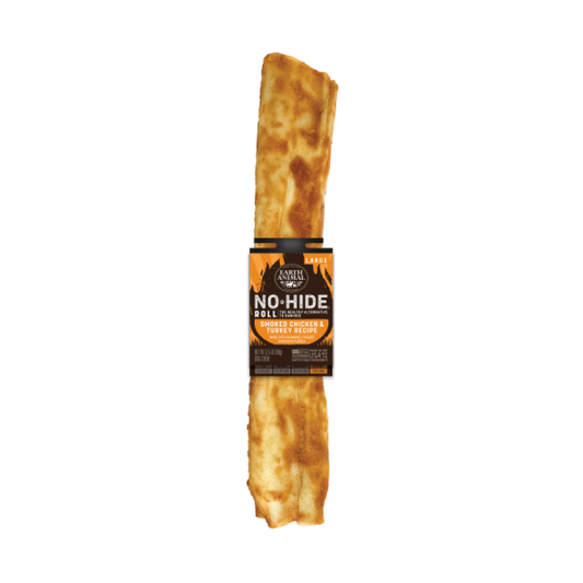 LocalID_66853 Earth Animal - Dog No Hide Chew - BBQ Smoked CHICKEN and TURKEY - LARGE
