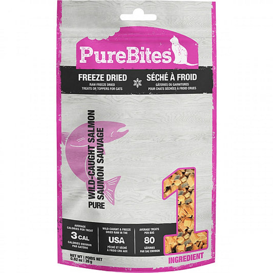 PureBites - Freeze Dried SALMON Cat Treats - 26GM (.92oz)