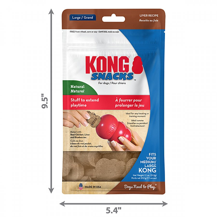 KONG - Stuff N Snacks LIVER Dog Treat - Fits MEDIUM/LARGE KONG - 312GM (11oz)