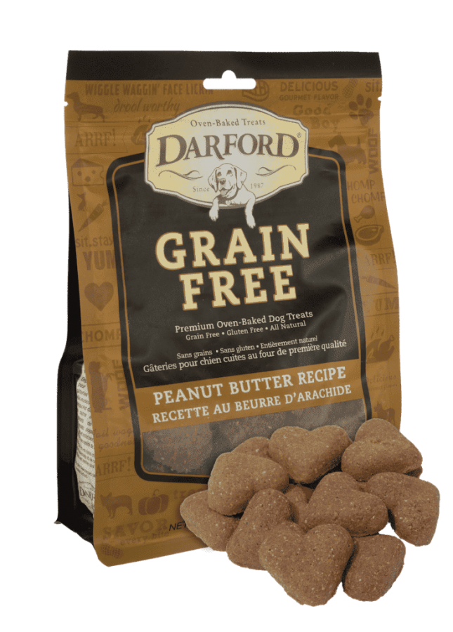 Darford - Grain Free PEANUT BUTTER Recipe Dog Treat - 340GM (12oz)