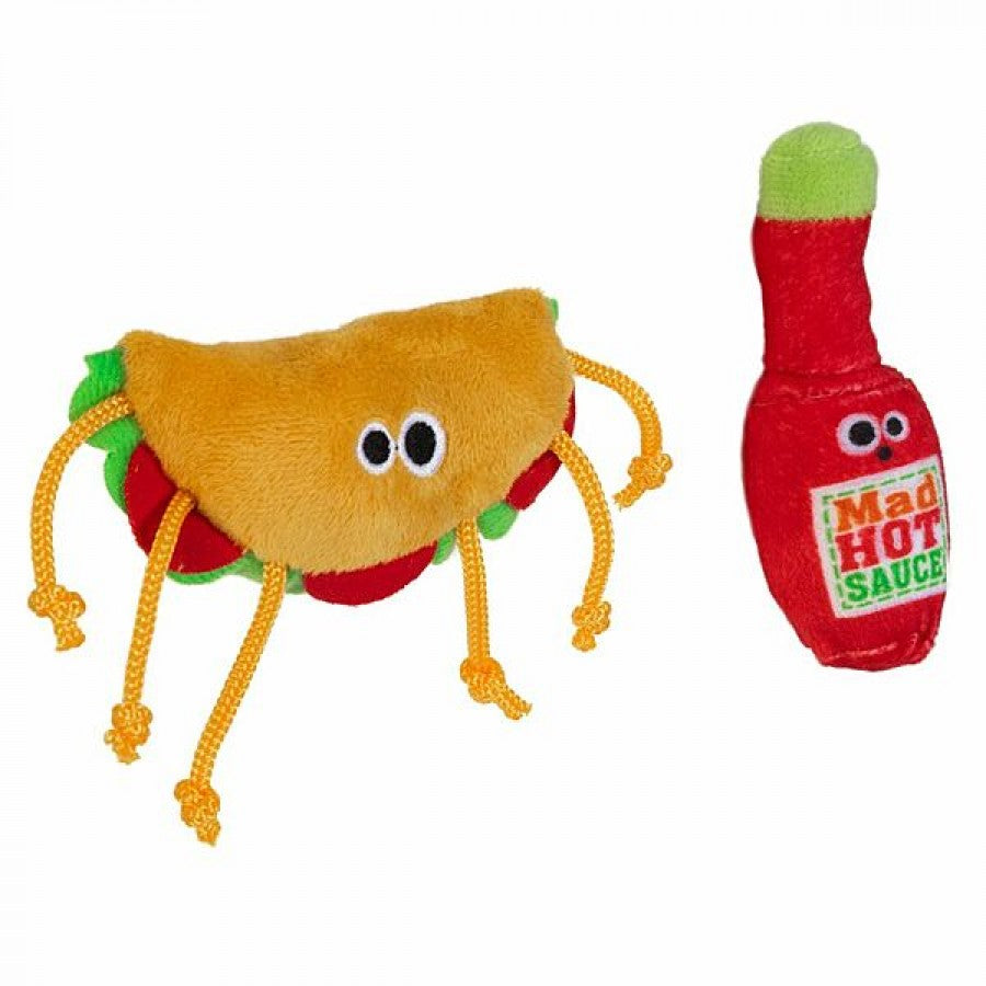 Mad Cat - Taco Tuesday Cat Toy - 16.5CM (6.5in) - 2PK