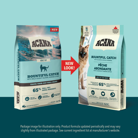 Champion Foods - Acana BOUNTIFUL CATCH Dry Cat Food - 1.8KG (4lb)