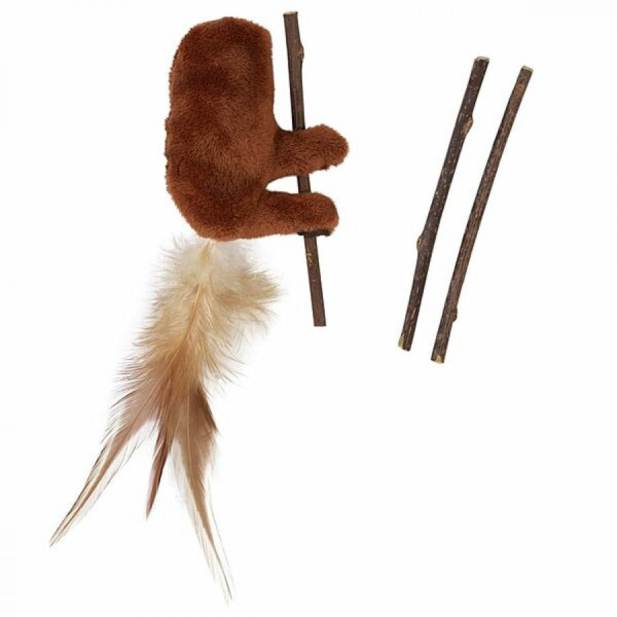 LocalID_65702 Mad Cat - Sloth Silvervine Stick Cat Toy - 9CM (3.5in) Tall