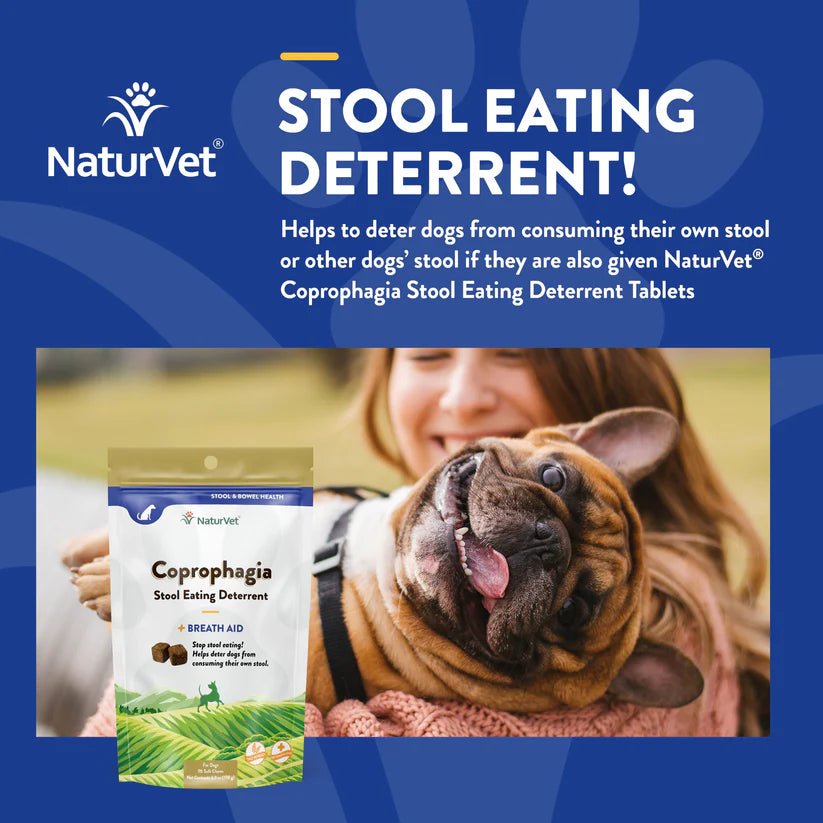 NaturVet - Soft Chew Coprophagia Deterrent & Breath - 198GM (6.9oz) - 90CT