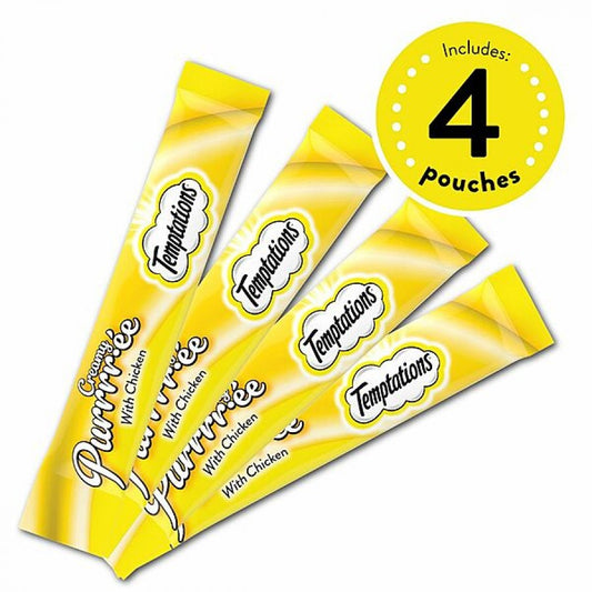 LocalID_68506 Whiskas - Creamy Puree CHICKEN Cat Treat - 12GM (1.7oz) - 4PK