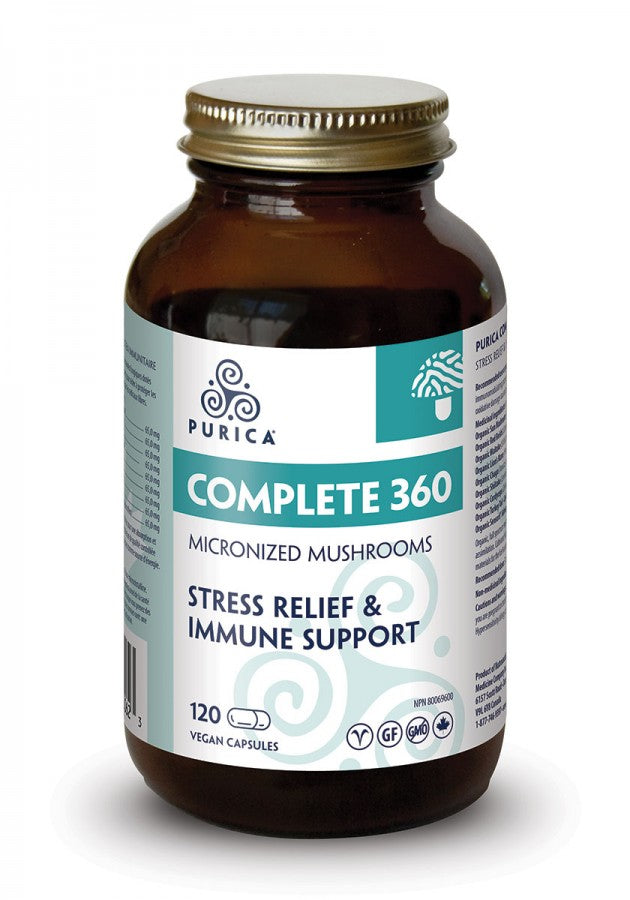 *S.O. - Up to 2 Week Wait* Purica - Complete 360 Stress Relief & Immune Support - 120 Caps