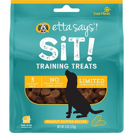 Treat Planet - Sit! Training Treats PEANUT BUTTER Recipe Dog Treat - 170GM (6oz)