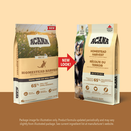 Champion Foods - Acana HOMESTEAD HARVEST Dry Cat Food - 1.8KG (4lb)