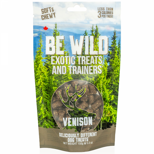LocalID_69875 This & That - Be Wild Exotic Treats & Trainers VENISON Dog Treat - 150GM (5.3oz)