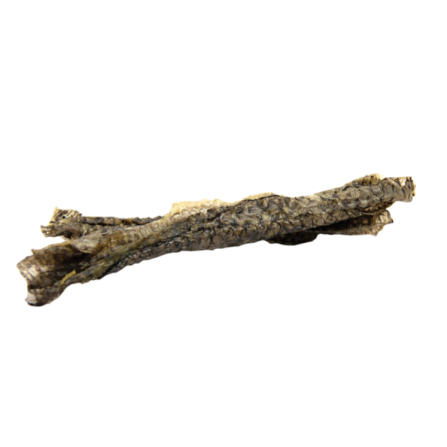 LocalID_66748 Open Range - TILAPIA Skin Roll Dog Chew - Up to 35CM (14in)