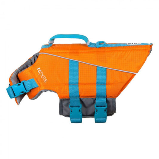 LocalID_37019 RC Pets - Tidal Life Jacket - Orange-Teal - XXSmall - 28-36CM