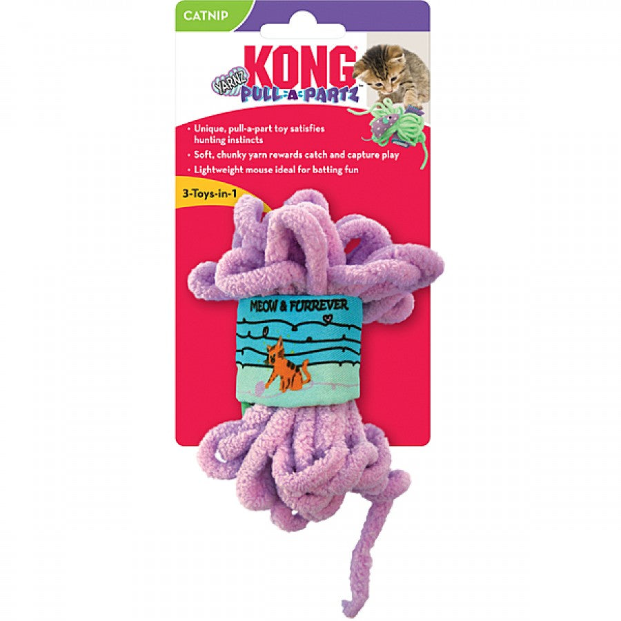 KONG - Pull-A-Partz Yarnz Assorted Cat Toy - 13CM (5in)