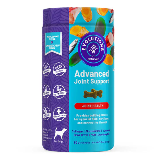 LocalID_70912 NaturVet - Advanced Joint Soft Dog Chews - 216GM (7.6oz) - 90CT