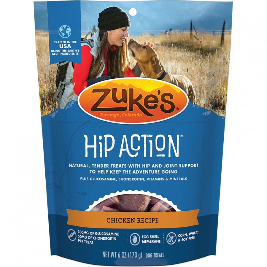 *DISC* Zukes - Hip Action CHICKEN Dog Treats - 170GM (6oz)