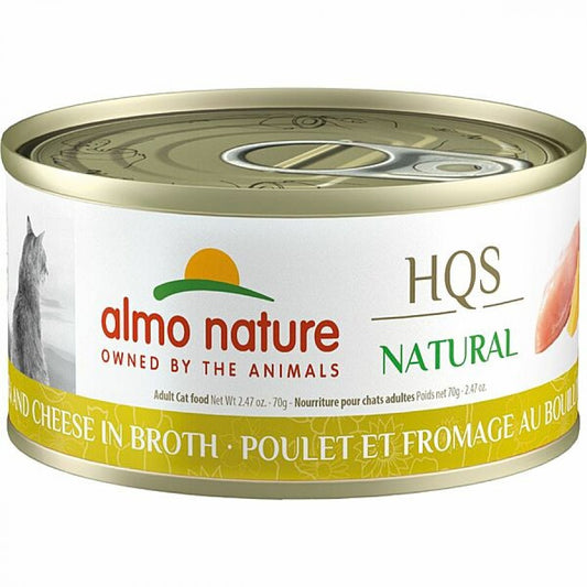 LocalID_64186 Almo Nature - CHICKEN & CHEESE in Broth Wet Cat Food - 70GM