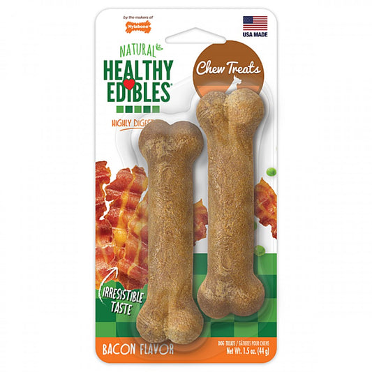 LocalID_69337 Nylabone - Healthy Edibles BACON Dog Chew - XSMALL - 2PK