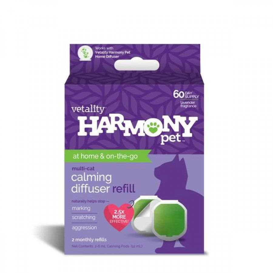 LocalID_67613 Vetality - Harmony Pet Calming Home Diffuser Refills for Cats - 2 Monthly Refills - 2PK 