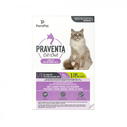LocalID_71213 Parapet - Praventa for LARGE Cats - 4KG and Over - 1 Tube