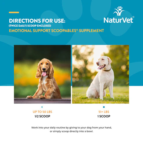 LocalID_70974 NaturVet - Scoopables Emotional Support Dog Supplement - 315GM (11oz)