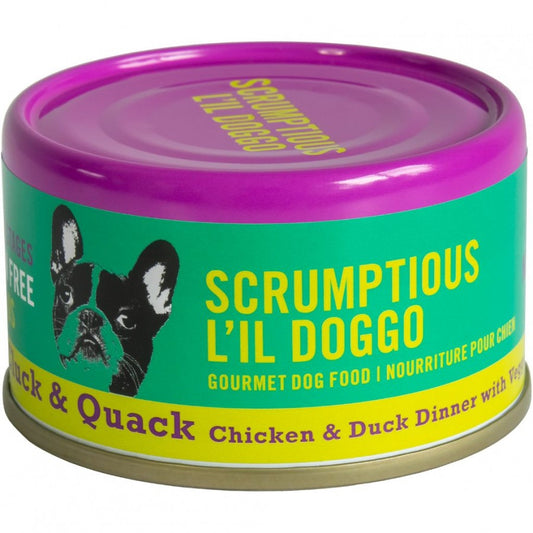 LocalID_53744 Scrumptious - CLUCK & QUACK - CHICKEN & DUCK Dinner in Gravy Dog Food - 85GM (3oz)